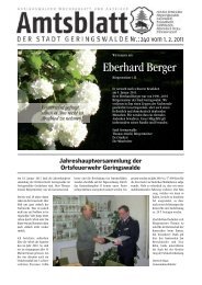 Eberhard Berger - Geringswalde