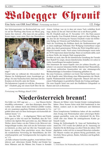 Zeitung Waldegg Aktuell.indd - Waldegg-Aktuell - SPÖ