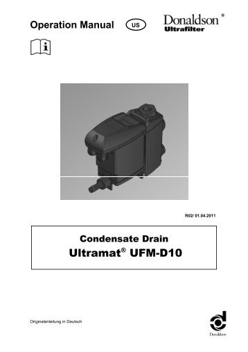 Ultramat UFM-D10 - Donaldson Company, Inc.