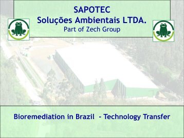 SAPOTEC Soluções Ambientais LTDA. Part of Zech Group - RETech