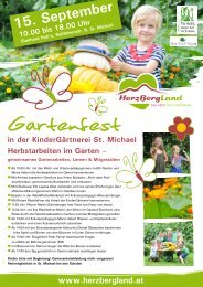 Gartenfest - KinderGärtnerei