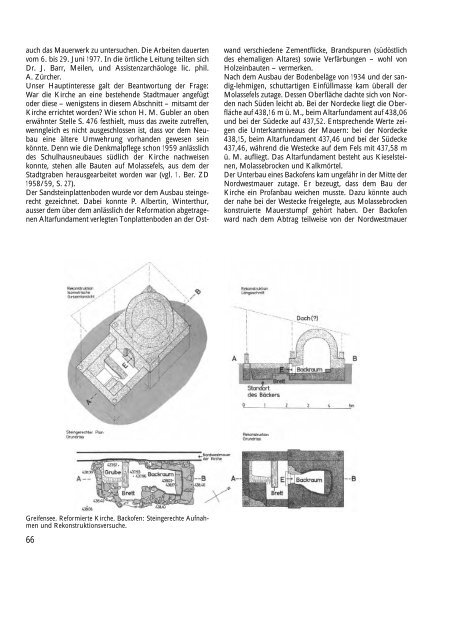 Zürcher Denkmalpflege, 9. Bericht 1977-1978, 1.Teil - Kanton Zürich