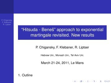 Benes'' approach to exponential martingale revisited. New results