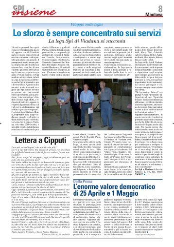 1° Maggio e garofani rossi - CGIL Mantova