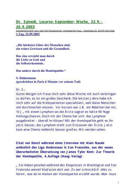 Dr Spinedi Locarno September Woche 22 9 Dr Med Thomas
