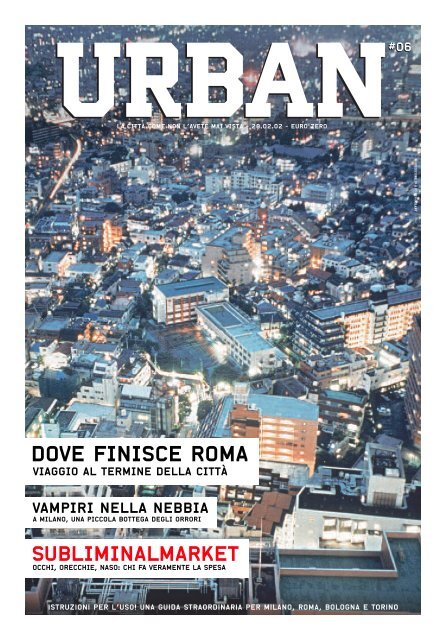 DOVE FINISCE ROMA - Urban Magazine