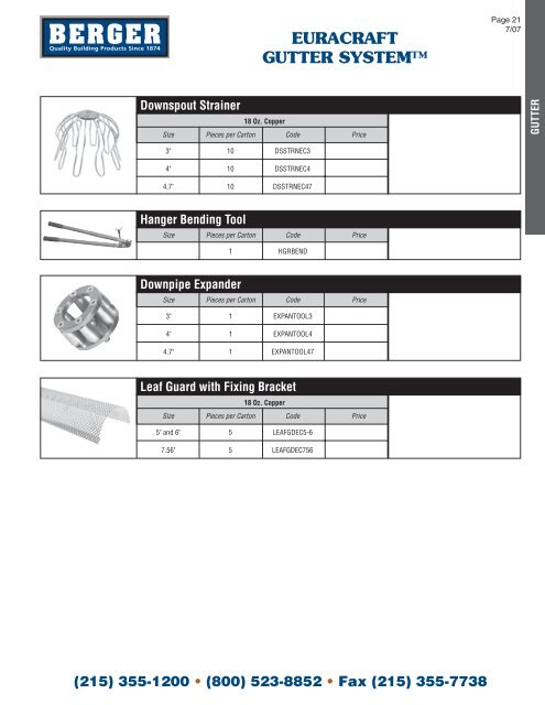 Table Of Contents