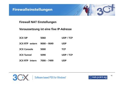 Systemeinstellungen - net-point ag