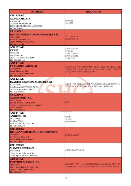 ÍNDICE Una certificación internacionalmente reconocida - Sohiscert