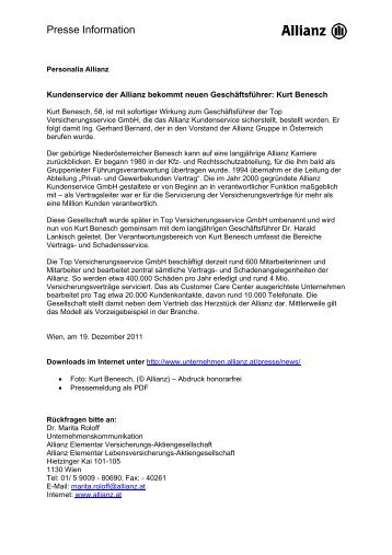 Download Presse Information (pdf) - Unternehmen - Allianz