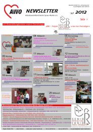 NEWSLETTER Juli 2012 - AWO Friedrichshain-Kreuzberg