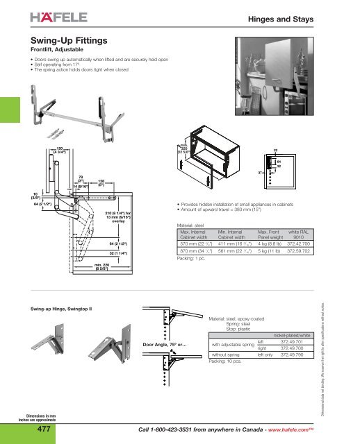 Concealed Hinges