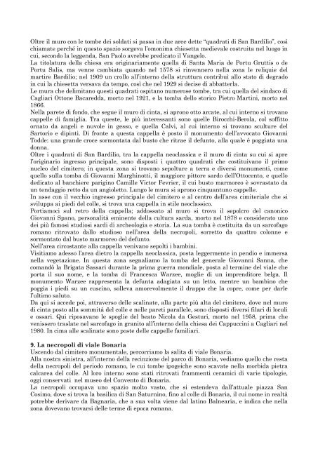 itinerario religioso comprendente san saturnino e ... - Visit Cagliari