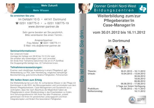 Flyer Pflegeberater _7 - Donner + Partner