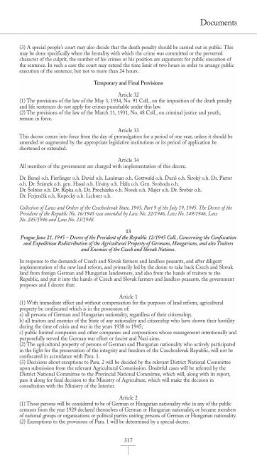 the nationality of all inhabitants of the czech provinces and ...