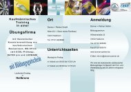 Kaufmännisches Training in einer Übungsfirma - Donner + Partner