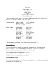 PROPOSED MINUTES OF THE June 20, 2011 Regular Meeting of ...