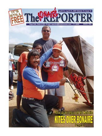 April 8 to April 15, 2005 Volume 12, Issue 14 - The Bonaire Reporter