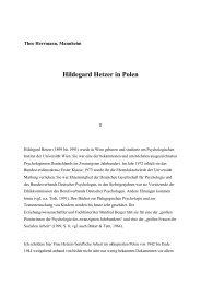 Herrmann, T. (2011). Hildegard Hetzer in Polen. - DGPs