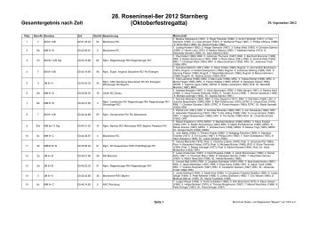 28. Roseninsel-8er 2012 Starnberg ... - Münchener Ruder