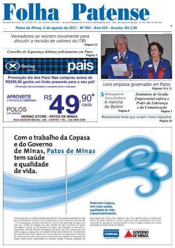 Folha Patense 06/08/2011(nº 954