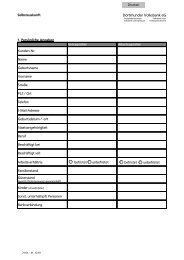 Selbstauskunft - Dortmunder Volksbank eG