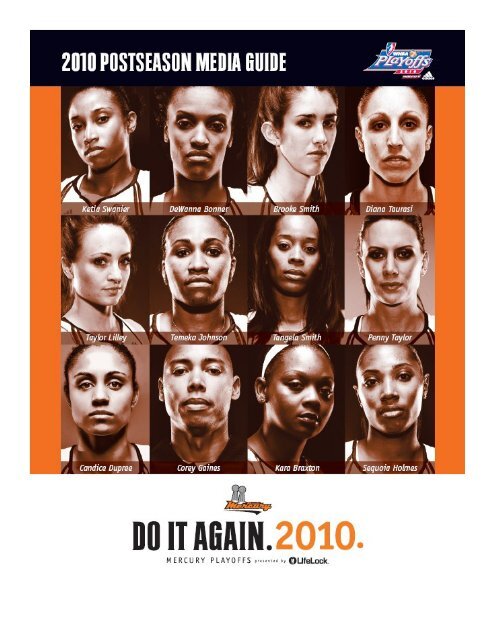 2010 phoenix mercury playoff media guide - WNBA.com