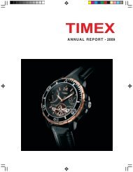 annual report - Timex