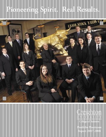 2007 Annual Report - Creighton University