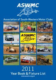 2011 ASWMC Year Book and Fixture List - Association of South ...
