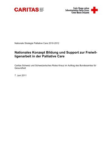 Nationales Konzept Bildung und Support zur Freiwil- ligenarbeit in ...