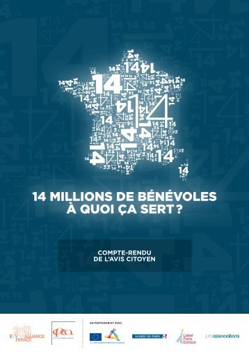 14 millions de bénévoles à quoi ça sert ? - CPCA