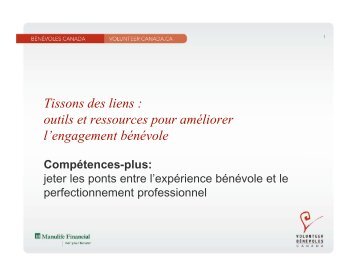 Tissons des liens : outils et ressources pour améliorer l ...