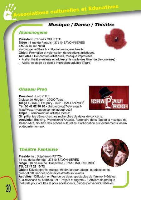 Guide des Associations 2012-2013 (pdf - 5,13 - Ballan-Miré