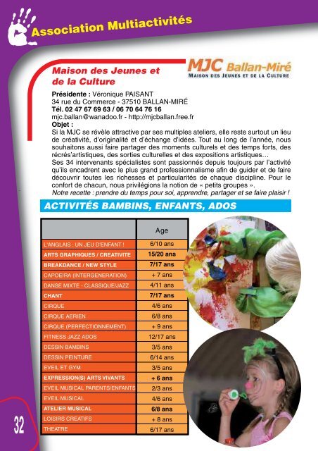 Guide des Associations 2012-2013 (pdf - 5,13 - Ballan-Miré