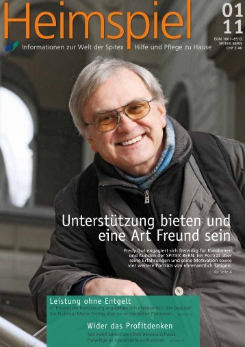 Unterstützung bieten und eine Art Freund sein - SPITEX BERN