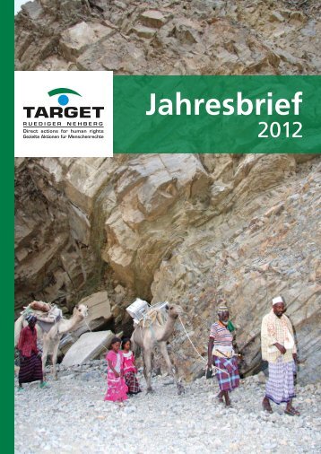 Jahresbrief - TARGET e.V. Rüdiger Nehberg