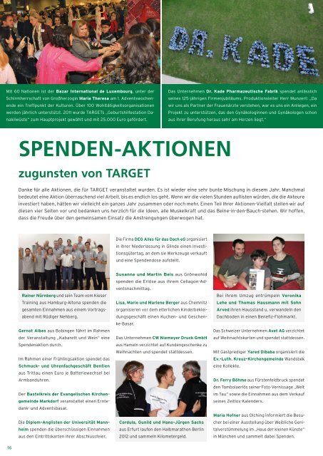 Jahresbrief - TARGET e.V. Rüdiger Nehberg