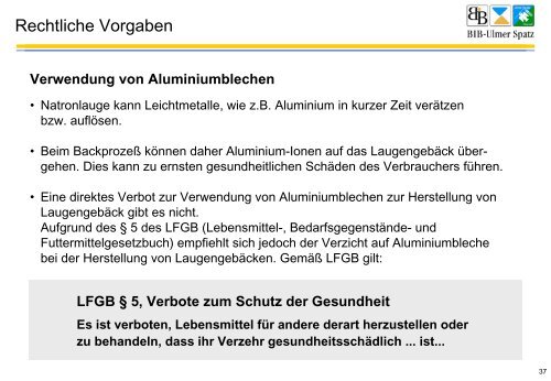 Technologie der Brezelherstellung ... und anderer Laugengebäcke ...