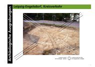 Leipzig-Engelsdorf, Kreisverkehr - Archäologie