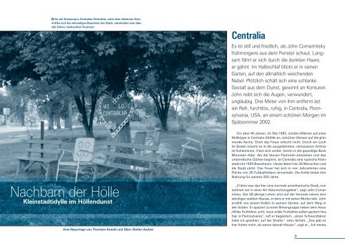 Centralia - kontext - Gesellschaft zur Förderung junger Journalisten