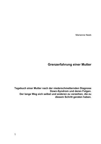Download "Lysander - Grenzerfahrung einer Mutter"
