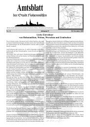 Amtsblatt Hohenmölsen - Stadt Hohenmölsen