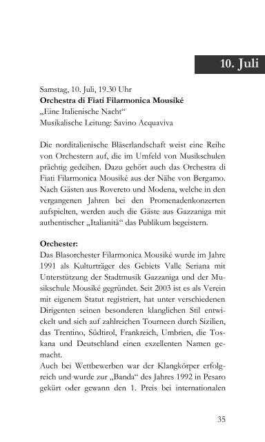 7. Juli - Österreichischer Blasmusikverband