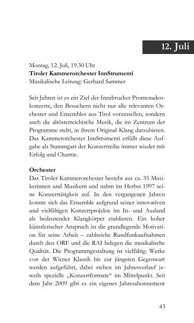 7. Juli - Österreichischer Blasmusikverband