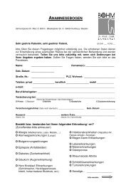 Anamnese Kinder Dr Med Dent Johanna B Bogdan