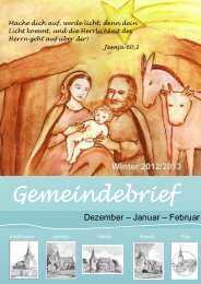 Gemeindebrief (klein) - Peter und Paul Kirche Elze