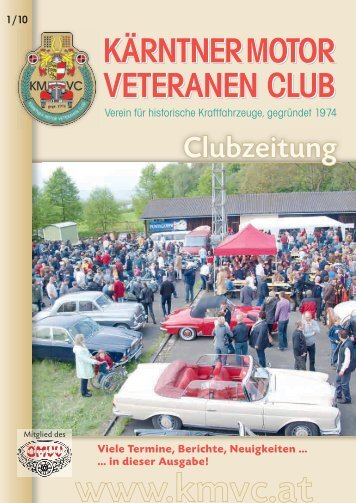 im Oldtimerjahr 2010! - Kärntner Motor Veteranen Club