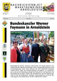 Bundeskanzler Werner Faymann in Arnoldstein - Marktgemeinde ...