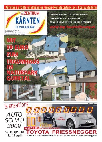 Ausgabe 04.2009 (PDF-Format, ca. 1,8 MB - Zentrum Kärnten in ...